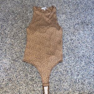 Cheetah Print Tank Top Body Suit